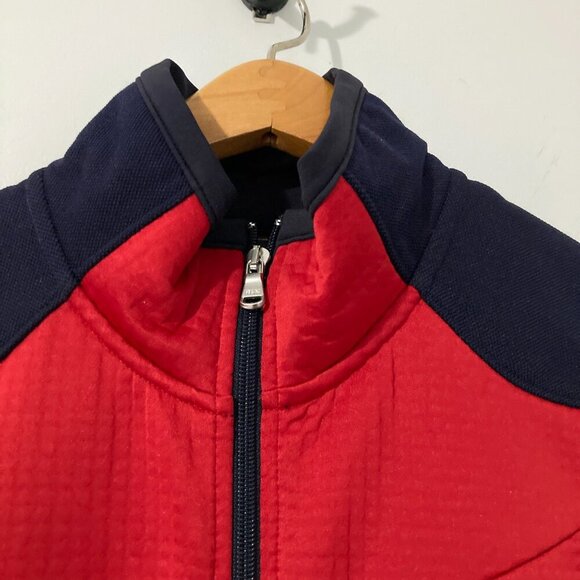RLX Ralph Lauren Vest Mens XL Outdoors Red Blue Sports Zip Up Hike - Picture 5 of 14
